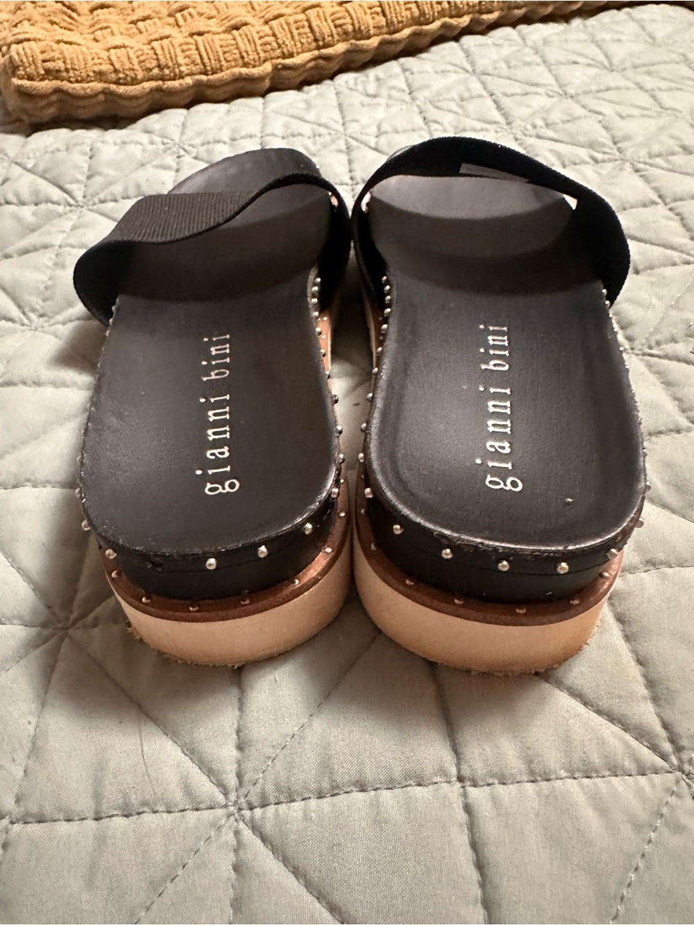 Gianni Bini Studded Slide Sandals - Picture 4 of 5